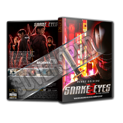 Snake Eyes GI Joe Origins 2021 V4 Türkçe Dvd Cover Tasarımı